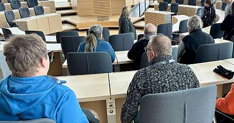 Besuch im Landeshaus SH