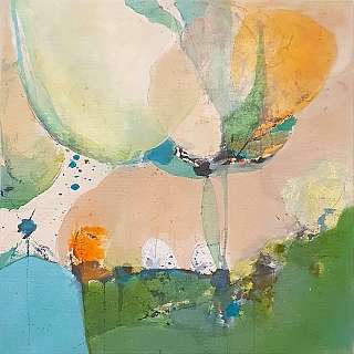 Thought Blossoms  50x50 2024