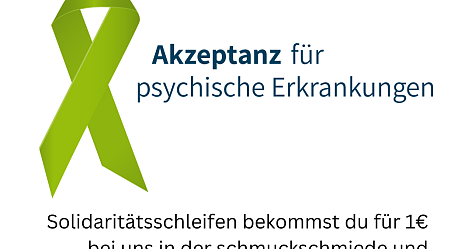 Solidaritaetsschleifen bekommst du fuer 1 bei uns in der schmuckschmiede